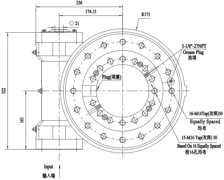SE9&PE9回轉驅(qū)動圖紙