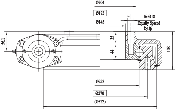 SE9&PE9回轉驅(qū)動圖紙