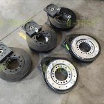 用于旋轉固定角度的齒輪式回轉驅動